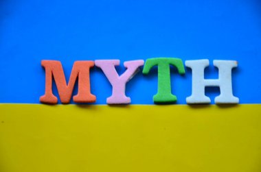 kelime efsane bir soyut üzerinde