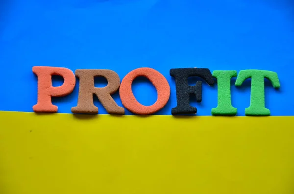 Mot profit sur un résumé — Photo