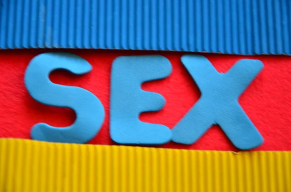 Palabra sexo en abstracto —  Fotos de Stock