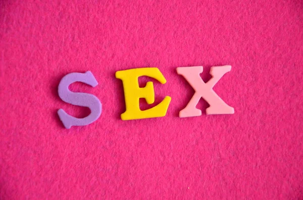 Word sex on a  abstract — Stock Photo, Image