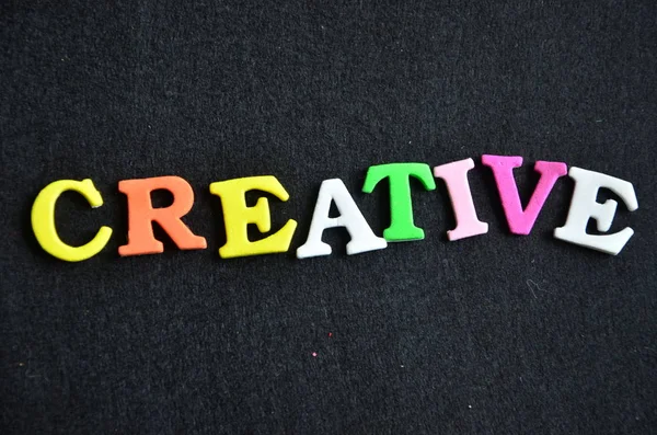 Egy absztrakt kreatív szó — Stock Fotó