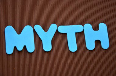 kelime efsane bir soyut üzerinde 