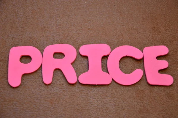 Word price on a  abstract — Stock Photo, Image
