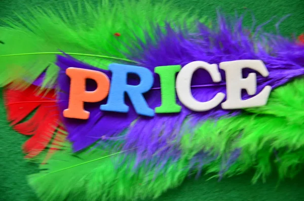 Word price on a  abstract — Stock Photo, Image