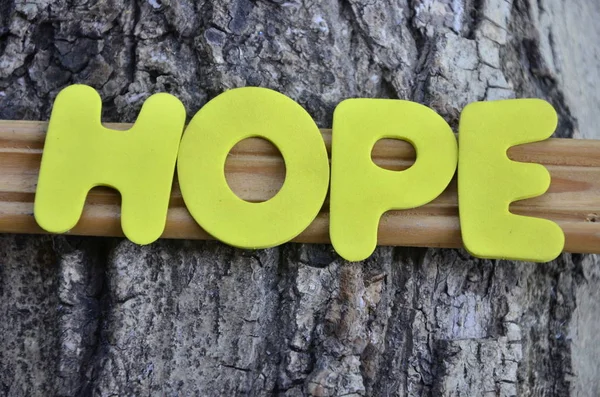 Bir soyut kelime umut — Stok fotoğraf