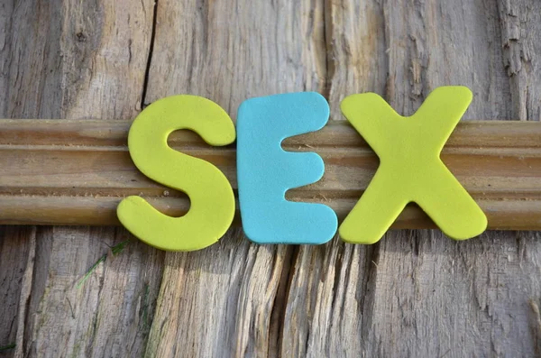 Word sex on a  abstract c — Stock Photo, Image