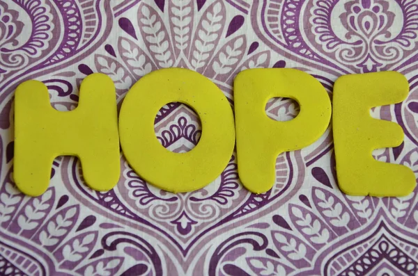 A egy elvont szó remény — Stock Fotó