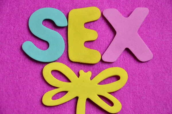 Word sex on a  abstract — Stock Photo, Image