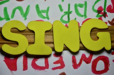 kelime şarkı bir soyut