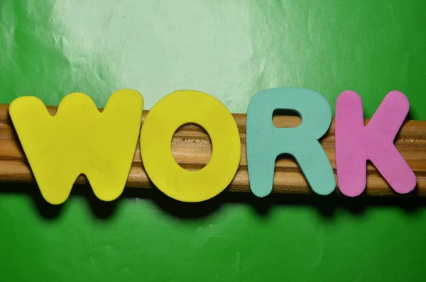 The word work on a  abstract — Stock Photo, Image