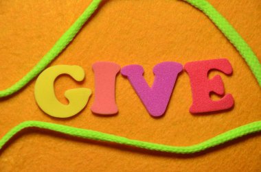 söz veriyorum soyut bir renkli arka plan üzerinde