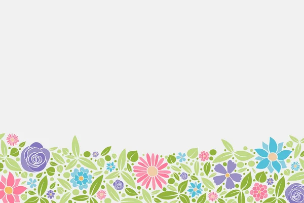 Eleganter Hintergrund Mit Blumen Retro Stil Muttertag Frauentag Und Valentinstag — Stockvektor