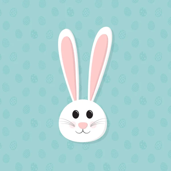 复活节兔子可爱的图标 — 图库矢量图片