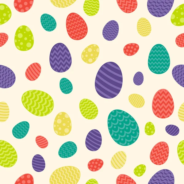 Fondo Con Los Huevos Pascua Concepto Del Papel Embalaje Vector — Vector de stock