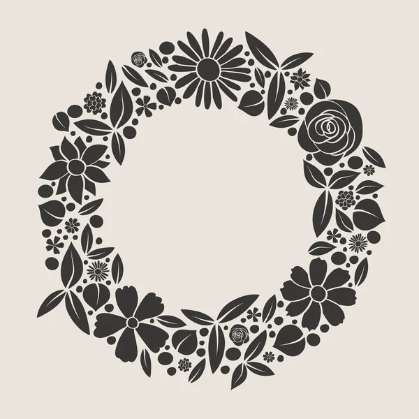 Fondo Elegante Con Flores Estilo Retro Día Madre Día Mujer — Vector de stock