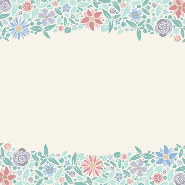 Concepto Tarjeta Con Las Flores Fondo Primaveral Vector — Archivo Imágenes Vectoriales