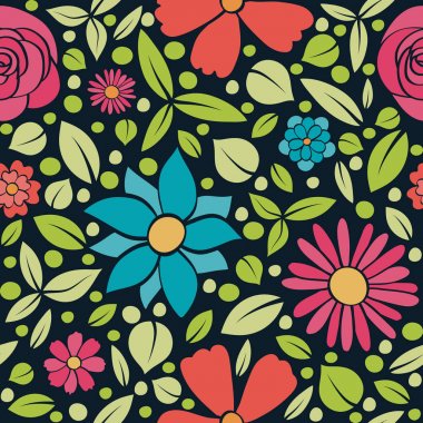 Doku el ile çiçek çizilmiş. Anneler günü, kadının günü ve Sevgililer günü. Vektör