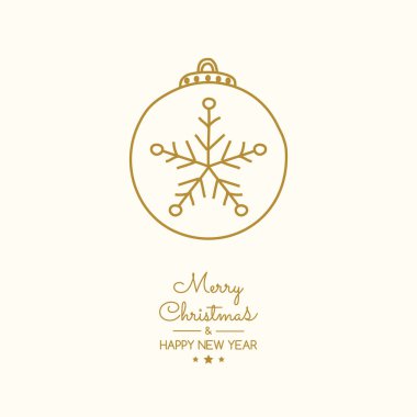 Noel top süsler ve dilek ile tasarımı. Vektör.