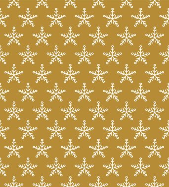 Kar taneli Noel ambalajı kavramı. Vektör.