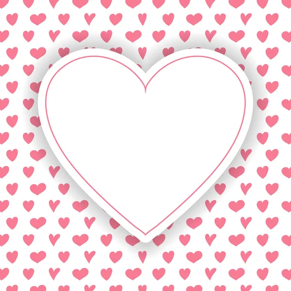 Sablon Egy Kártya Aranyos Szív Anyák Napja Nők Napja Valentin — Stock Vector