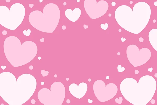 Banner Χαριτωμένες Καρδιές Ημέρα Της Μητέρας Ημέρα Της Γυναίκας Και — Διανυσματικό Αρχείο