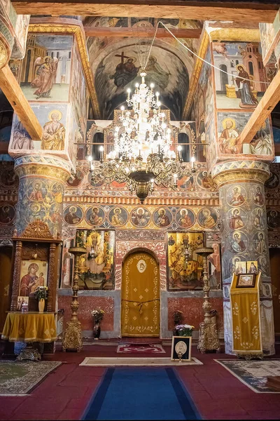 Snagov Romania Aug 2019 Interior Snagov Monastary Supposed Resting Place lizenzfreie Stockfotos