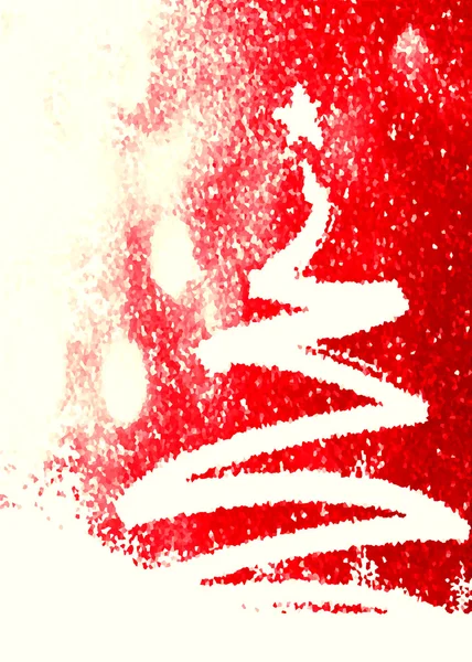 Albero di Natale con luci cristallizzate sfocate. Cristallizzato Re — Foto Stock