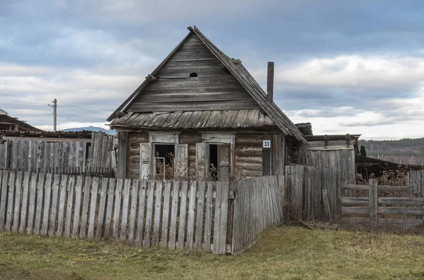 Pueblo Ural Casa Abandonada — Foto de Stock