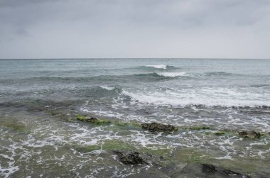 Karadeniz bir fırtınada.