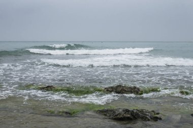 Karadeniz bir fırtınada.