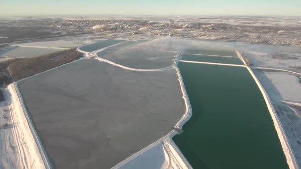 Companhia Refrigerantes Bashkir Tratamento Das Águas Residuais Das Instalações Químicas — Vídeo de Stock