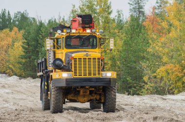 Oshkosh 200BAX kamyon yükleyici vinç.