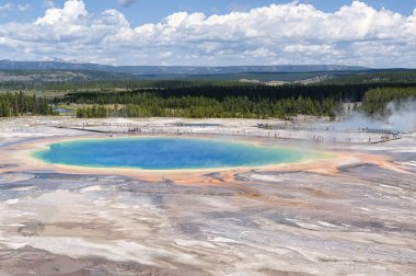 Yellowstone Caldera görünümünü