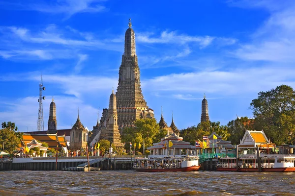 Wat Arun Ratchawaram Bangkok Tailandia —  Fotos de Stock