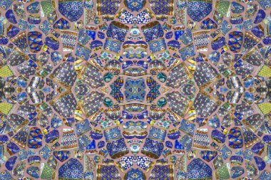 Renkli desenler arka plan için Seramik Karo.