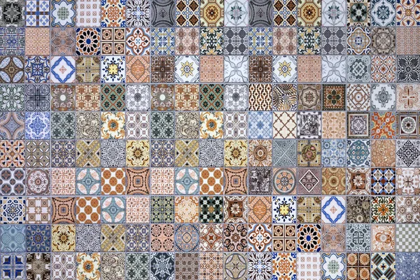 Colorful Patterns Tile Flooring — Stock Photo, Image