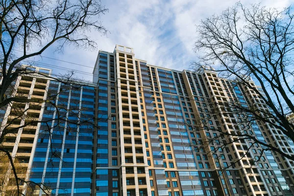 San Petersburgo Rusia Vista Edificios Nuevos Apartamentos Nuevos — Foto de Stock