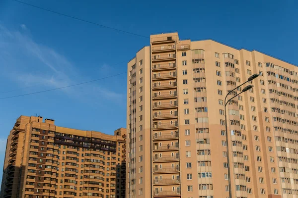 Αγία Πετρούπολη Ρωσία Προβολή Νέων Κτιρίων Και Νέων Διαμερισμάτων — Φωτογραφία Αρχείου