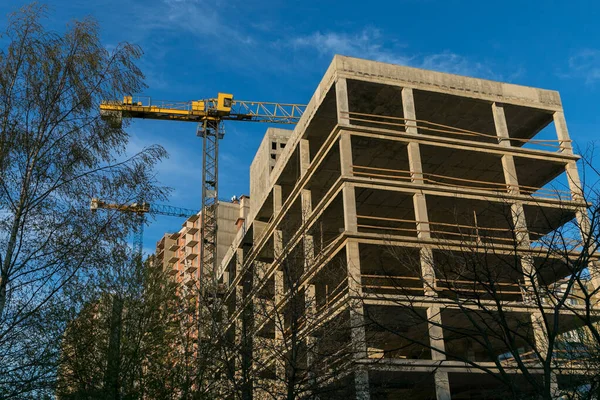 San Pietroburgo Russia Vista Nuovi Edifici Nuovi Appartamenti — Foto Stock