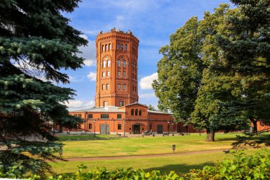 Saint Petersburg, Rusya 'daki Su Müzesi' nin su kulesi.