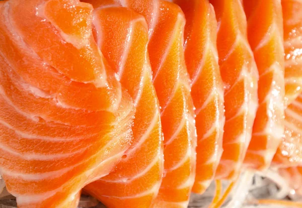 Struttura di salmone di fetta — Foto Stock