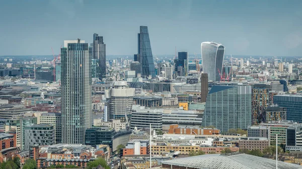 Londra Şehri Küresel Finans Sektörünün Önde Gelen Merkezlerinden Biridir — Stok fotoğraf