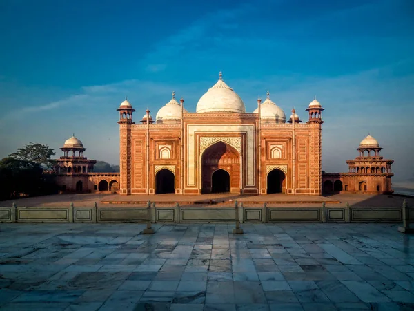Moskee Bij Taj Mahal Agra India — Stockfoto