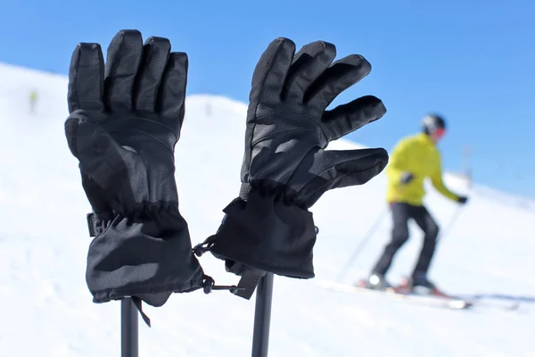 Guantes De Esquí Para Esquiar En Invierno Fotos, retratos