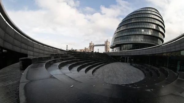 Londres, Reino Unido 10 de febrero de 2007: Extreme wide (fishey —  Fotos de Stock