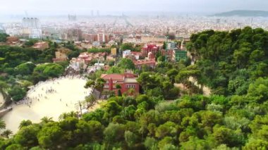 Barselona, İspanya 'da Park Guell