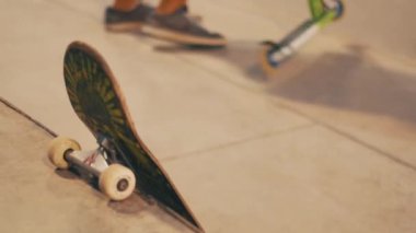 Barcelona İspanya Skatepark yaşam tarzı