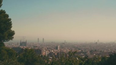 Barcelona İspanya manzarası Video