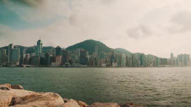 Hongkong manzarası Timelapse Video