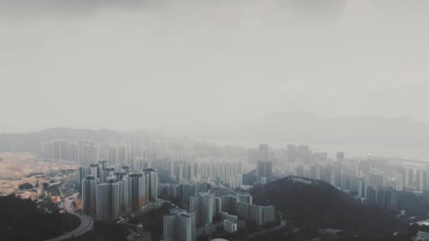 Hongkong Vista Drone Aereo — Video Stock